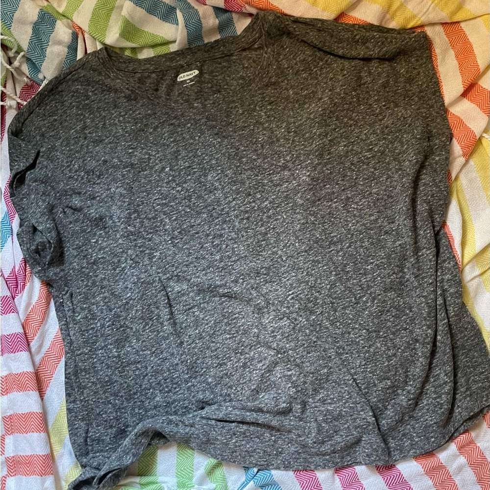 Old Navy Gray Short Sleeve Tee